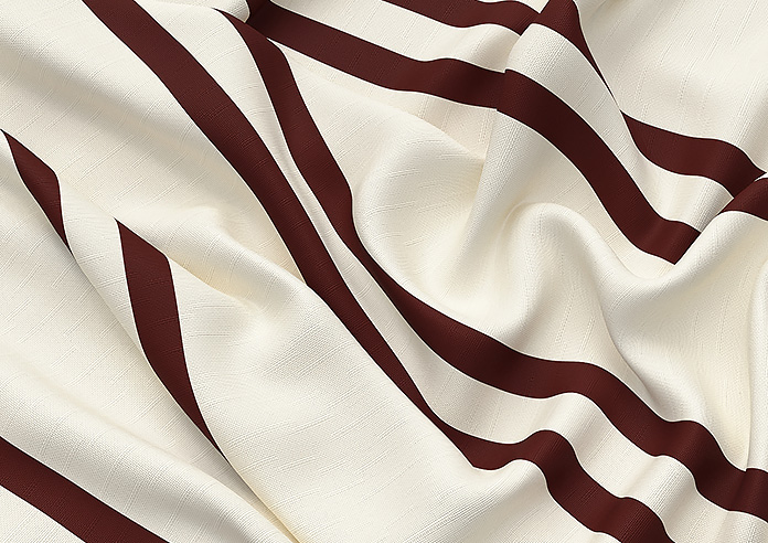 Winnies Stripe, Russet - Twist&Fit Roman Blind - Image 4
